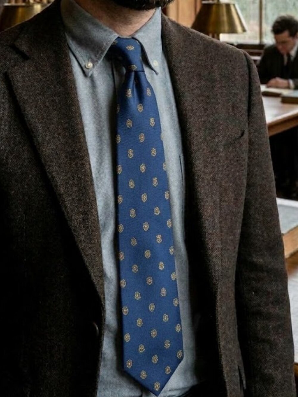 Brooks‎ Brothers “346” 100% pure silk light blue tie with great details